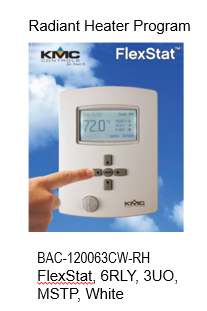 BAC-120063CW-RH FlexStat (Heater Control Program)