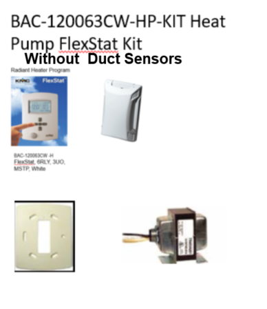 BAC-120063CW-HP-KIT (Without Duct Sensors)